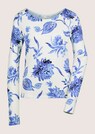 Rundhals-Pullover mit Floral-Print thumbnail 1