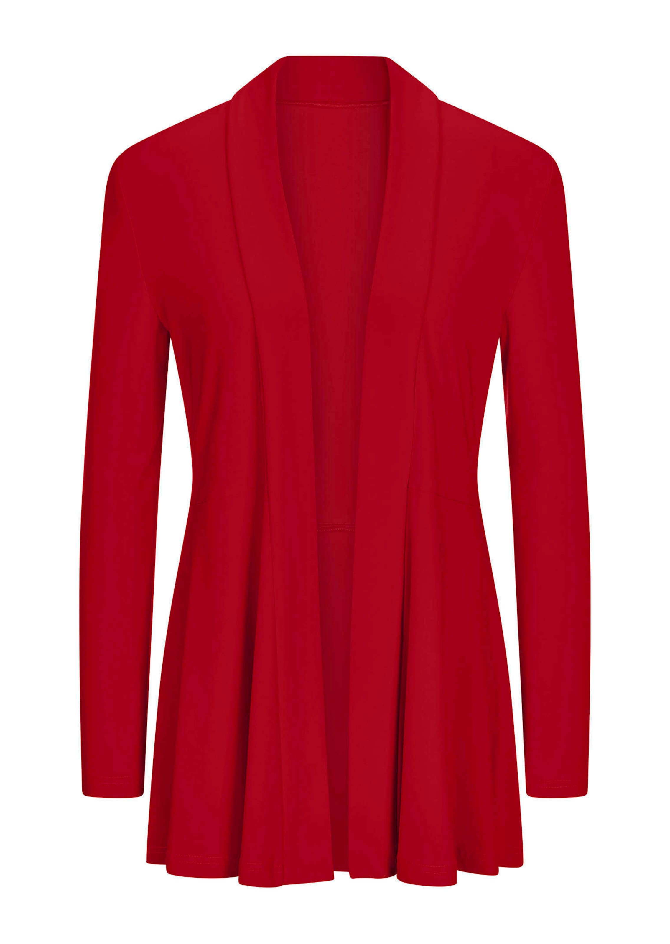 Weich fallende Jersey-Longjacke