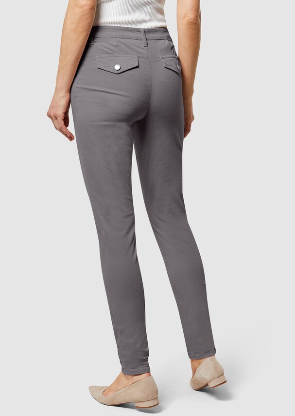 Sports velvet trousers in chino style 2