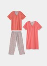 Driedelige set nachtmode van katoen thumbnail 4