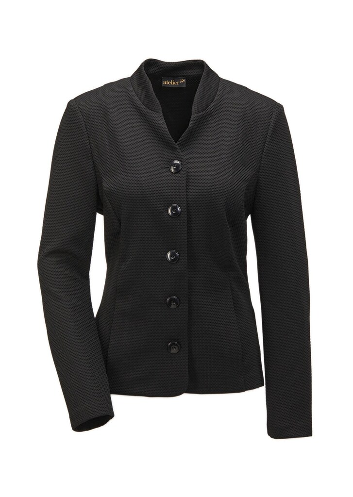 Bequemer Struktur-Jerseyblazer