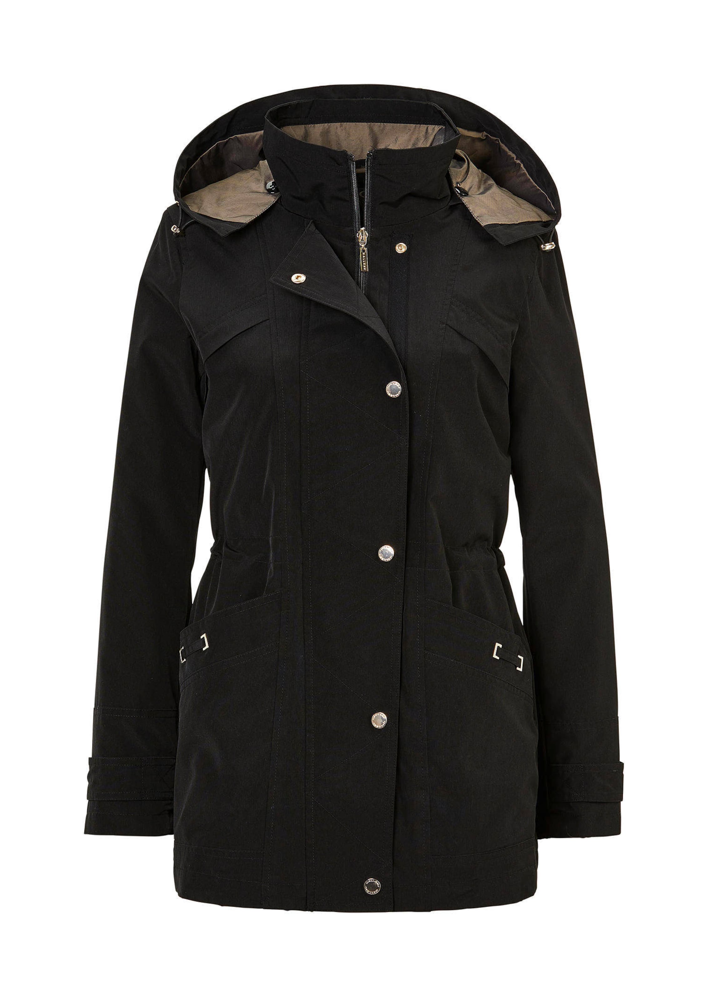 Manteau court avec lien de serrage sous coulisse