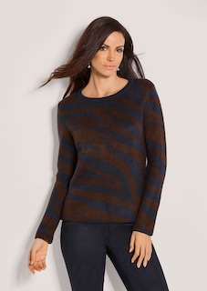 Pullover mit modischem Zebra-Muster thumbnail 1