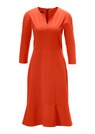 Kleid mit 3/4-Ärmeln und Volant thumbnail 1