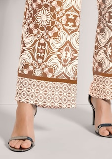 Weite Sommerhose mit Unikat-Print thumbnail 6