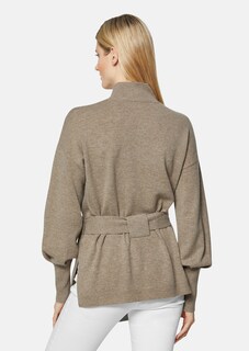 Pullover mit langen Bischofsärmeln und Bindegürtel thumbnail 3