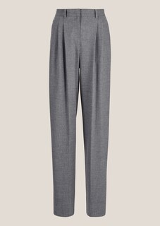 Weite Bundfaltenhose mit Bügelfalten thumbnail 6