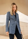 Denim-Blazer mit Leopardenmuster thumbnail 7