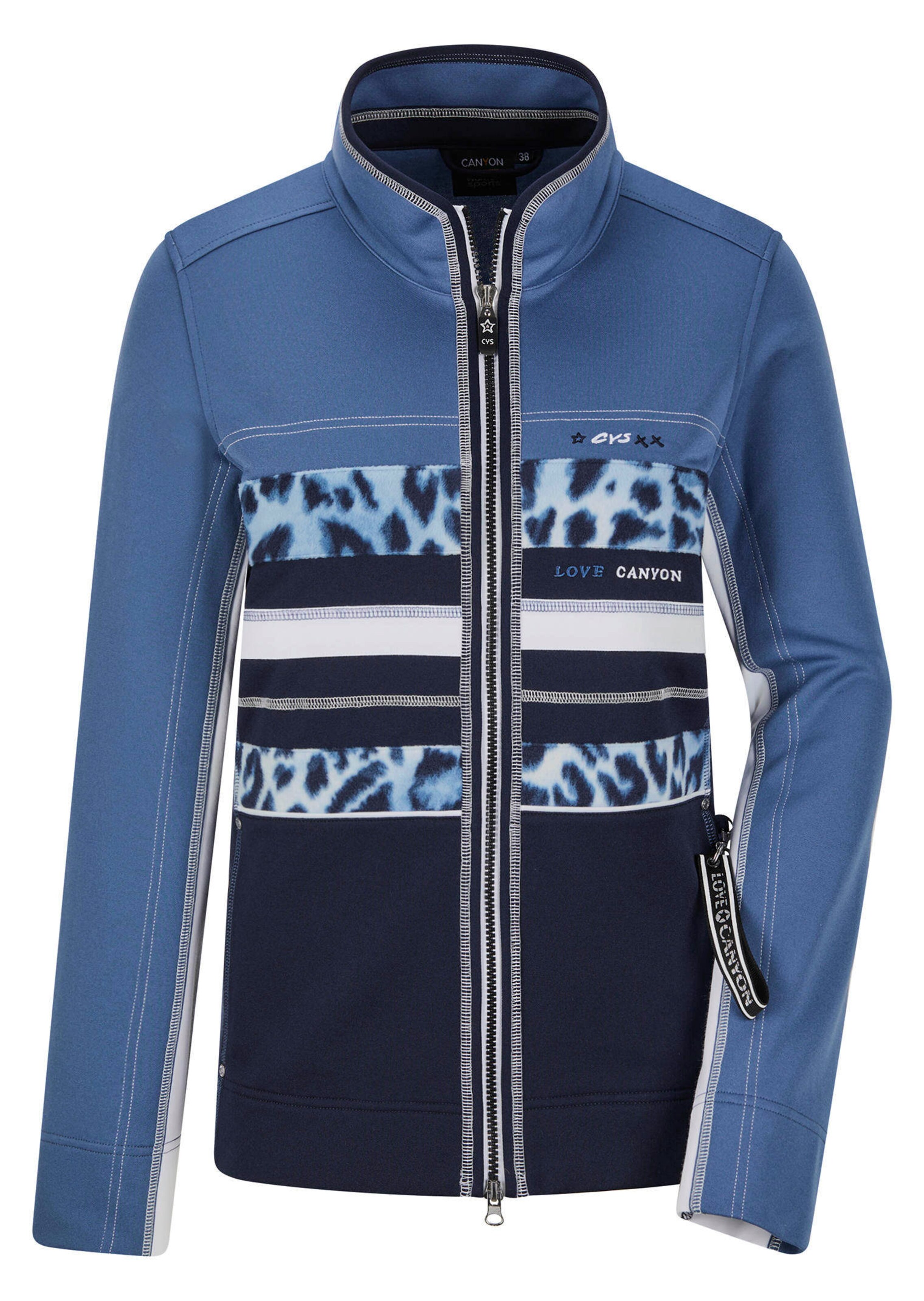 Freizeitjacke mit Animal Print