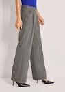 Wide-Leg-Hose mit Zierriegel in Lederoptik thumbnail 4