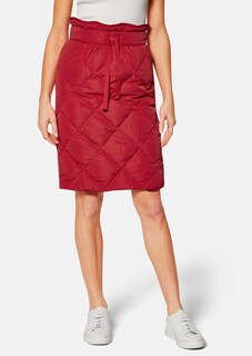 Padded quilted skirt in paperbag style thumbnail 1