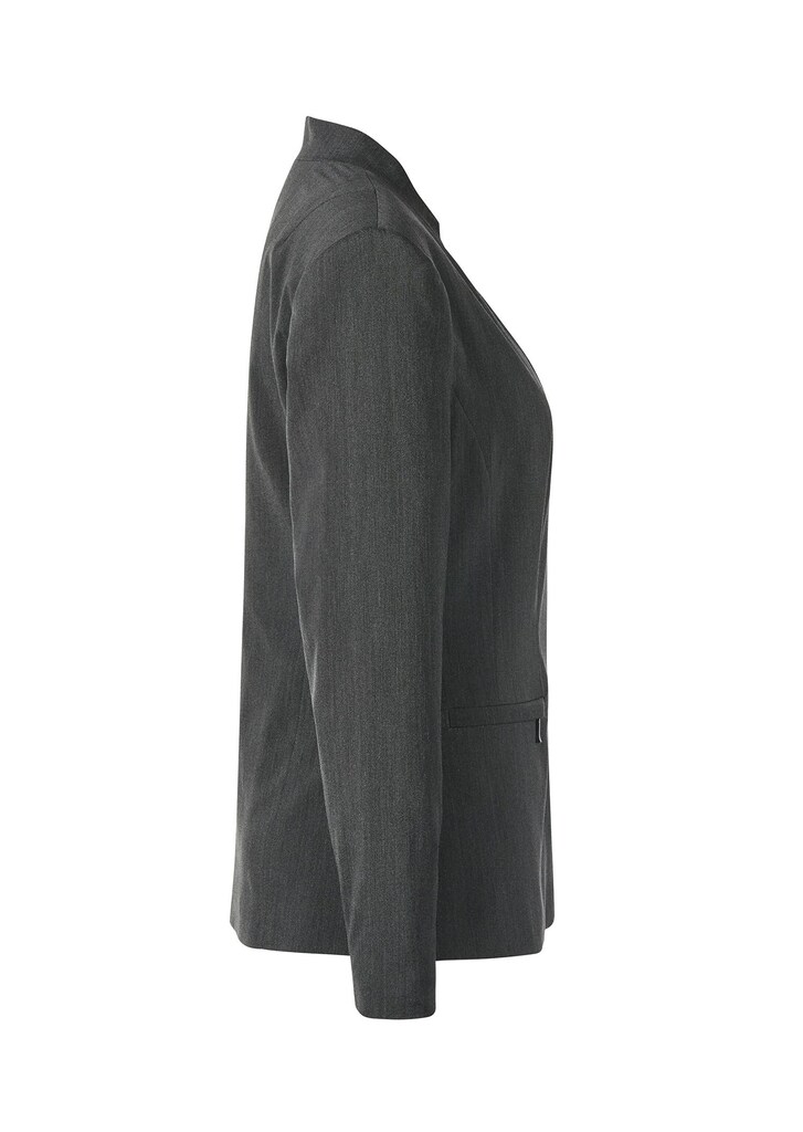 Blazer mit umgekehrten Reverskragen