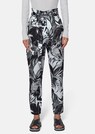 Cargo trousers with floral print thumbnail 1