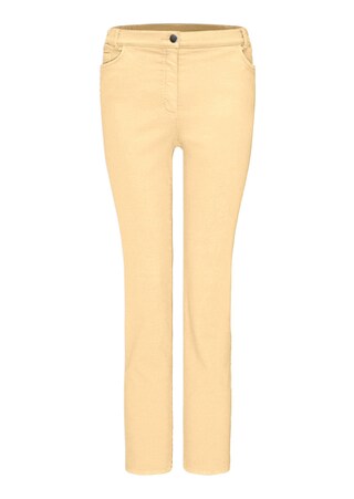 gelb Hose Carla in jeanstypischer Form und trendstarker Farbe