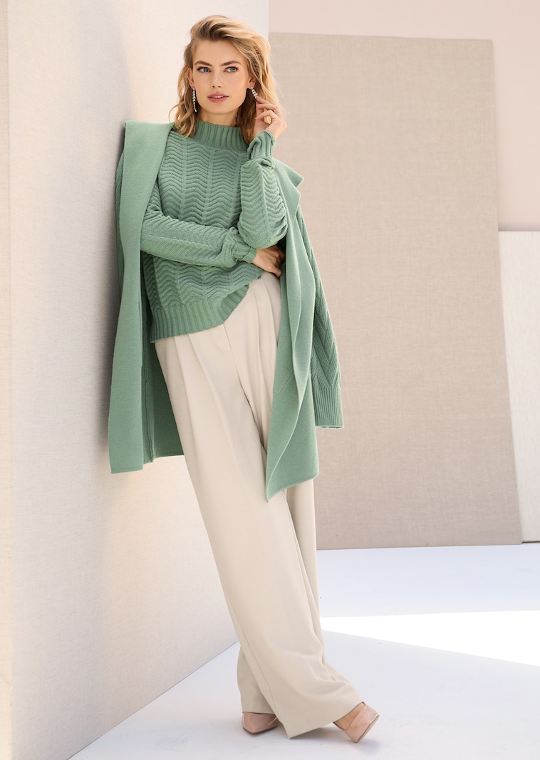 Pullover mit Struktur