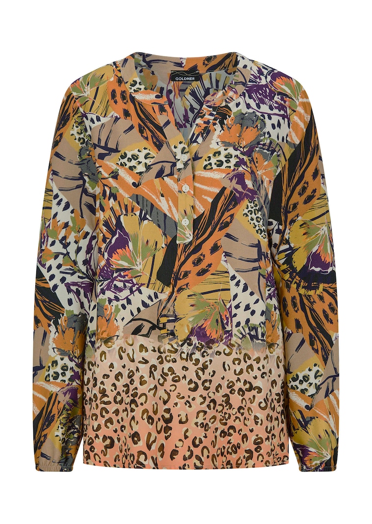 Blouse avec imprimé animalier