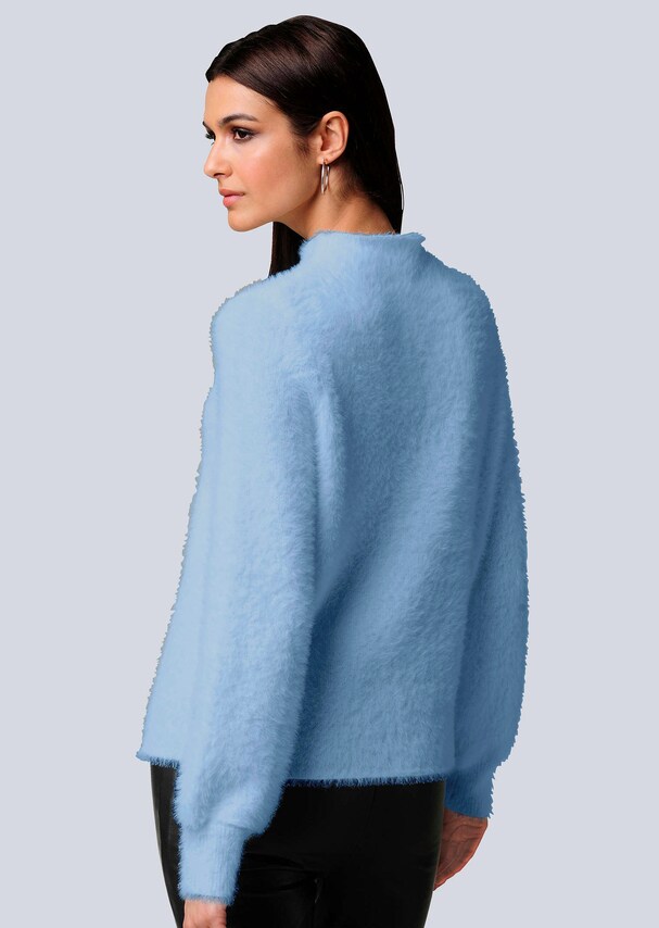 Pullover mit Flausch-Optik 1