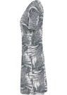 Bequemes Druckkleid mit kaschierender Raffung thumbnail 7
