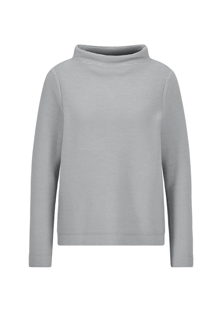 Ottoman-Sweatshirt mit Turtleneck