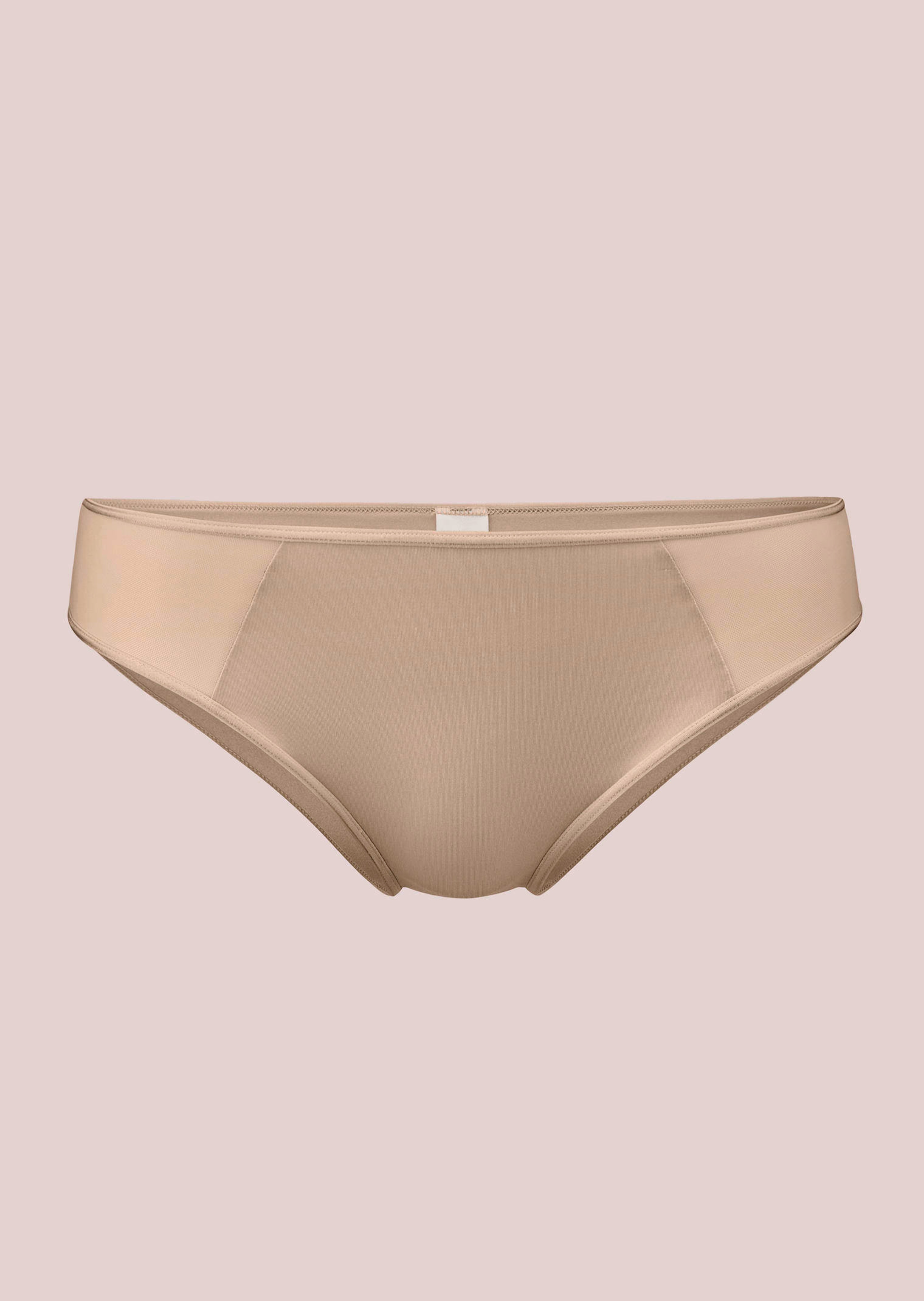 Slip taille basse en microfibre brillant