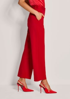 Knöchelfreie Jerseyhose mit Bügelfalten thumbnail 4