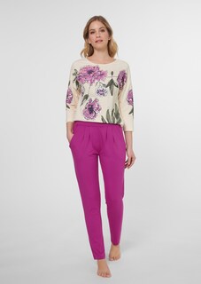 Shirt mit floralem Motivprint und 3/4-Ärmel thumbnail 2
