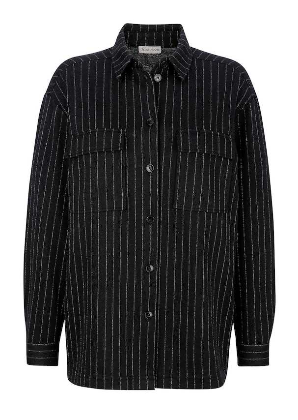 Bluse mit Brusttaschen 1