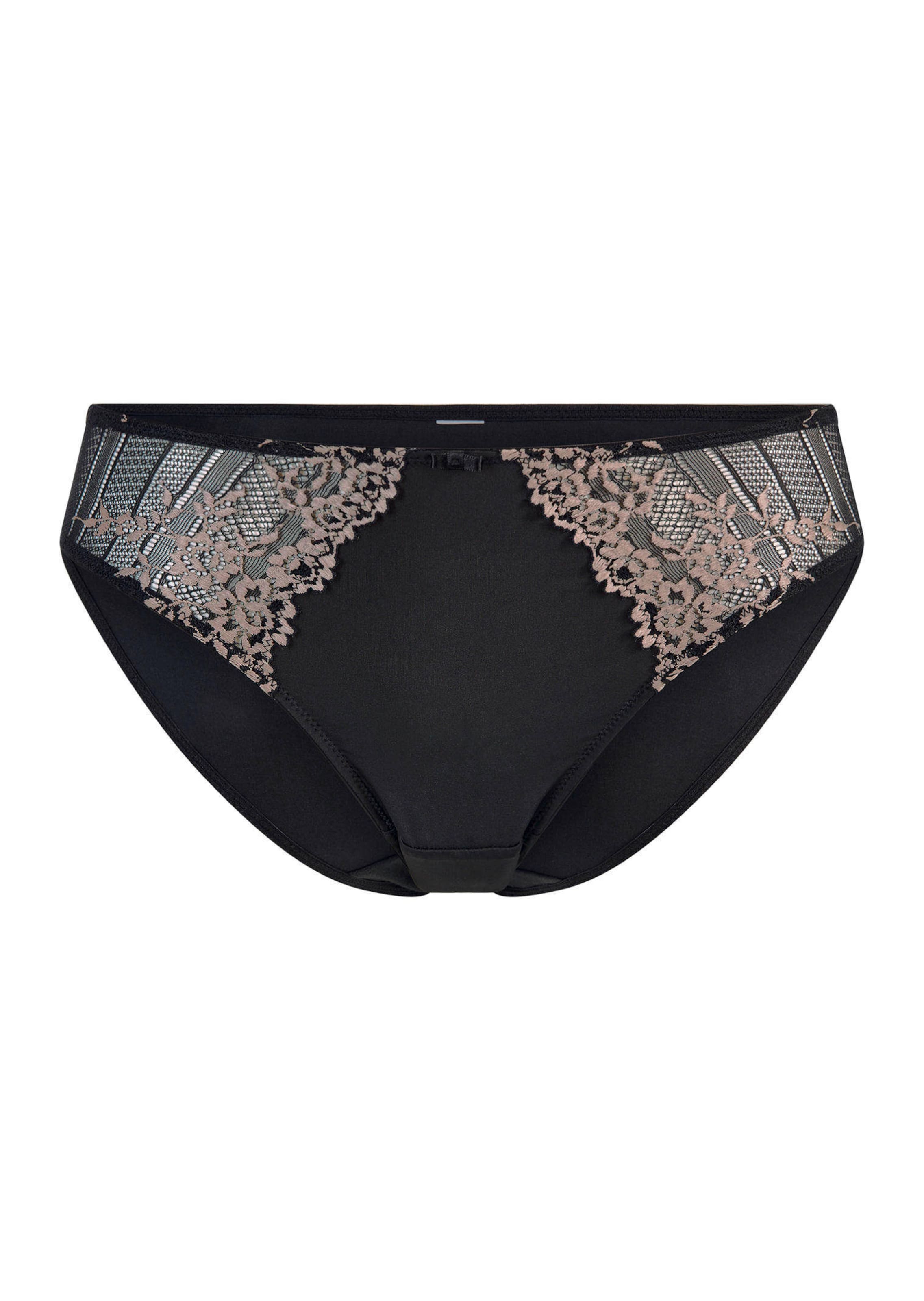 Alushousut, joissa kukallista pitsiä