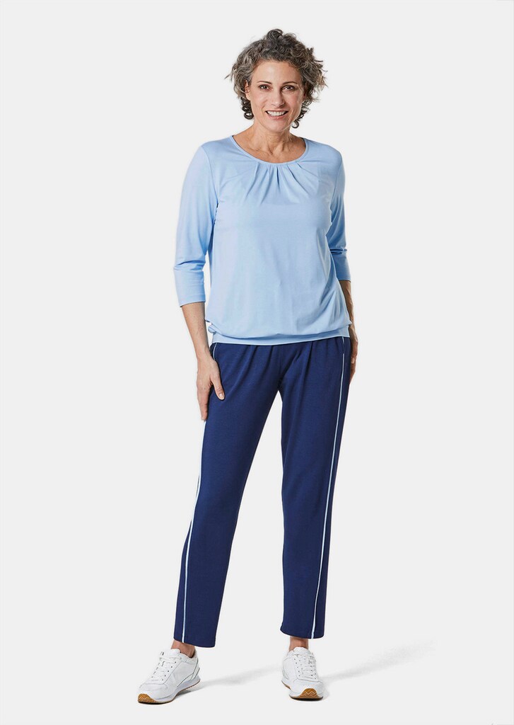 Shirt mit Rundhals und 3/4-Arm
