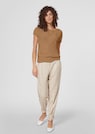 Short-sleeved jumper with wavy texture thumbnail 2