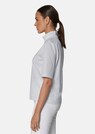 Stand-up collar shirt with short sleeves thumbnail 4