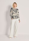 Feinstrick-Pullover mit Fantasy-Print thumbnail 2
