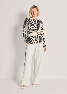 Feinstrick-Pullover mit Fantasy-Print thumbnail 2