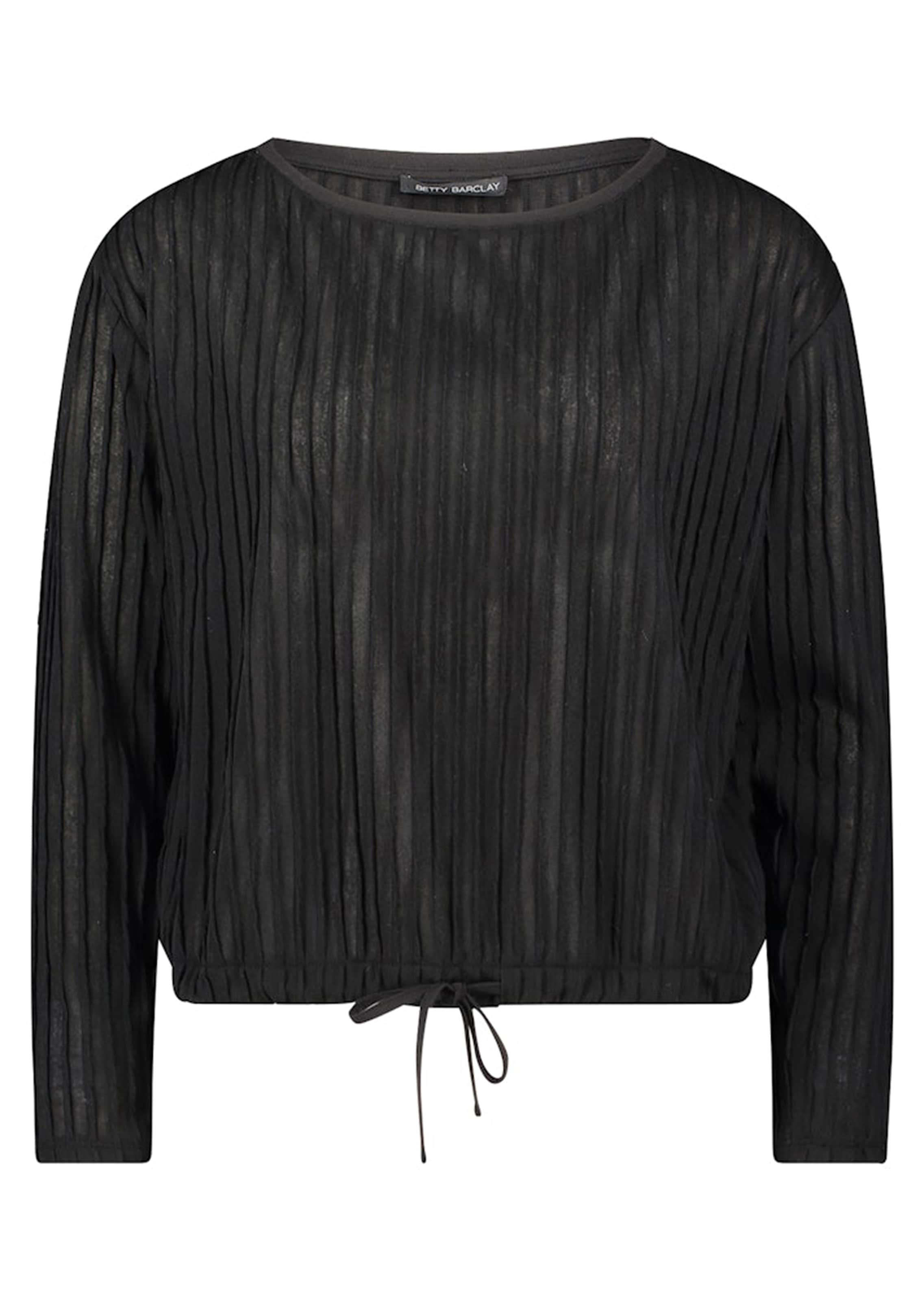 Strukturiertes Shirt mit Längsstreifen