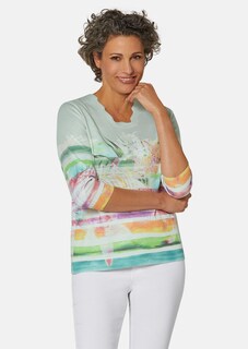 Hoogwaardig gedessineerde pullover met 3/4-mouwen van Di-Strick thumbnail 1