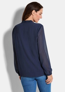Chiffonbluse mit femininem Ausschnitt thumbnail 3