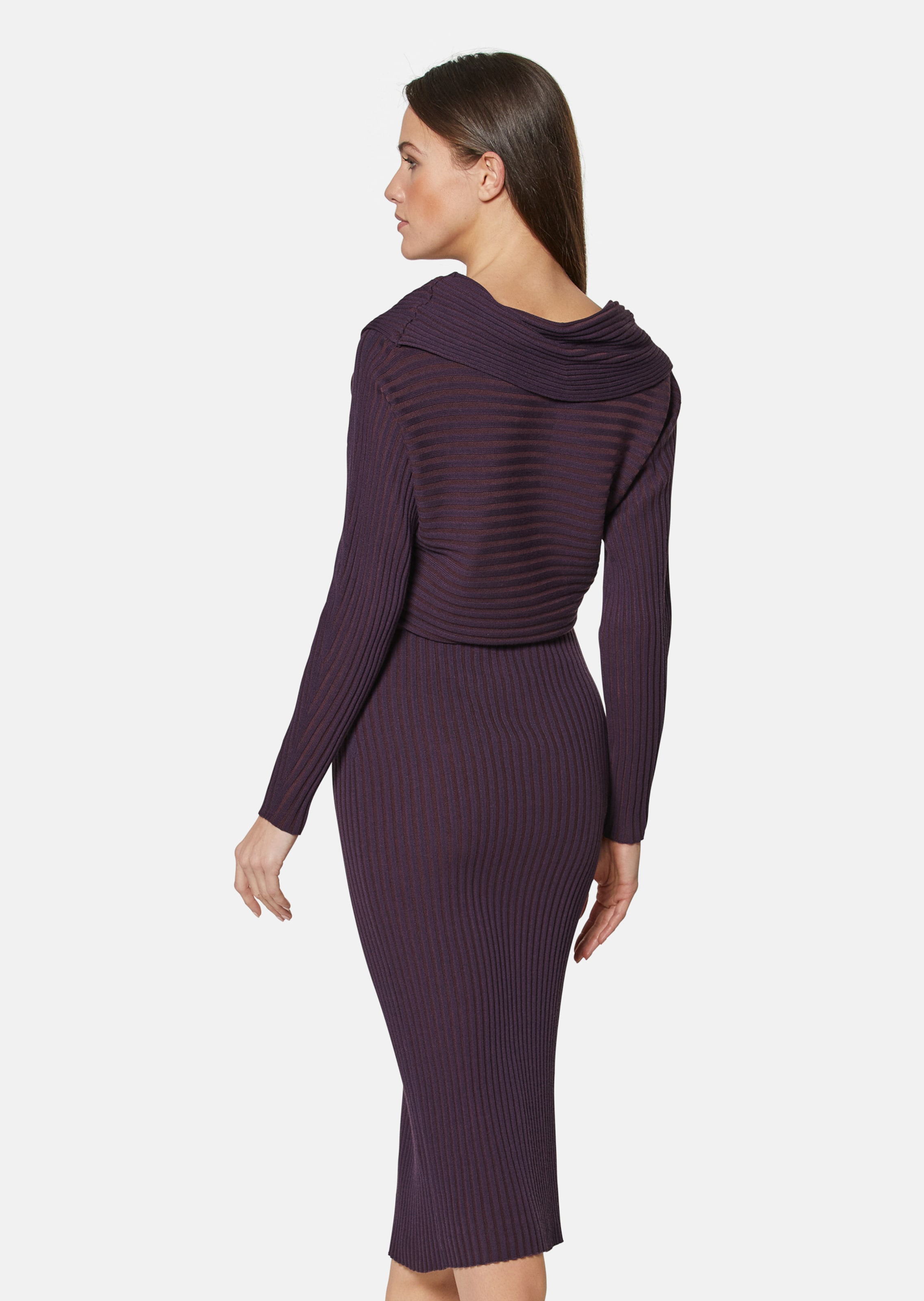 boden eden knitted dress Lace Insert Knitted Midi Dress-Forest Glade main image 1