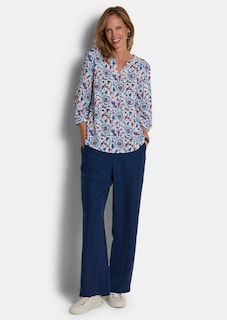 Viskose-Bluse mit Blumenmuster thumbnail 2