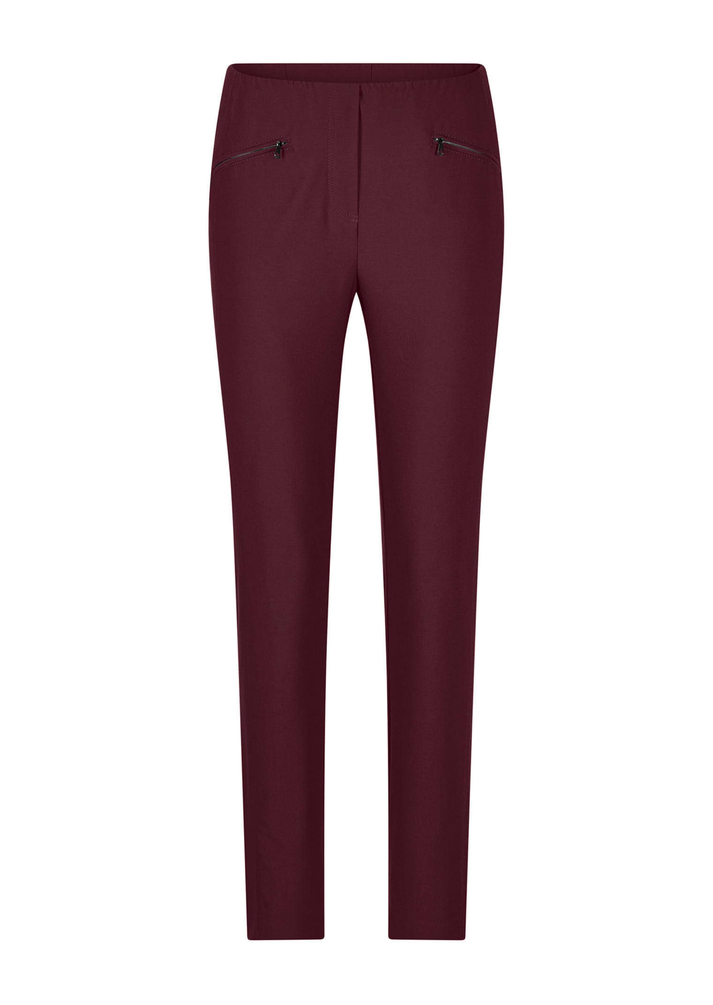 Pantalon en bengaline LOUISA. Coupe ajustée. Intérieur légèrement molletonné.