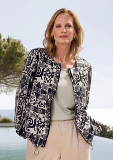 Chique blouson van viscose-satijn thumbnail 7
