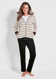 Freizeitanzug mit sportivem Streifenmuster thumbnail 1