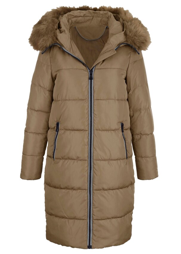 Mantel allover in sportiver Steppung 3