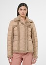 Steppjacke im Bikerstyle mit Webpelz-Akzenten thumbnail 1