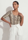 Rundhals-Shirt mit Animal-Print thumbnail 2