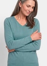 Pullover met een V-hals van COTTAMIRA thumbnail 3