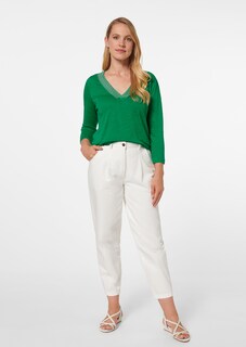 Linen shirt with 3/4 sleeves thumbnail 2