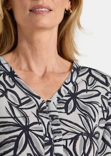 Robe en viscose avec encolure en V thumbnail 5