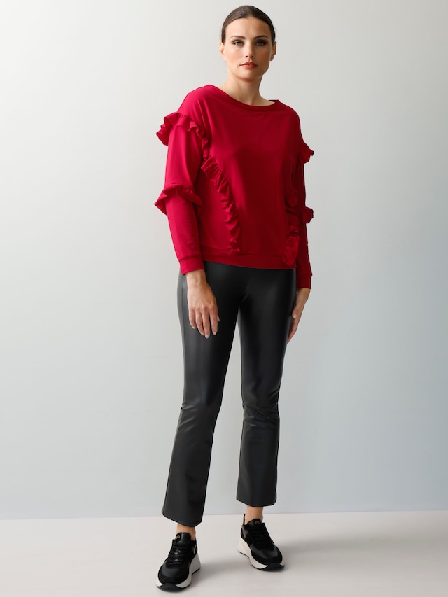 Sweatshirt mit Rüschen 1