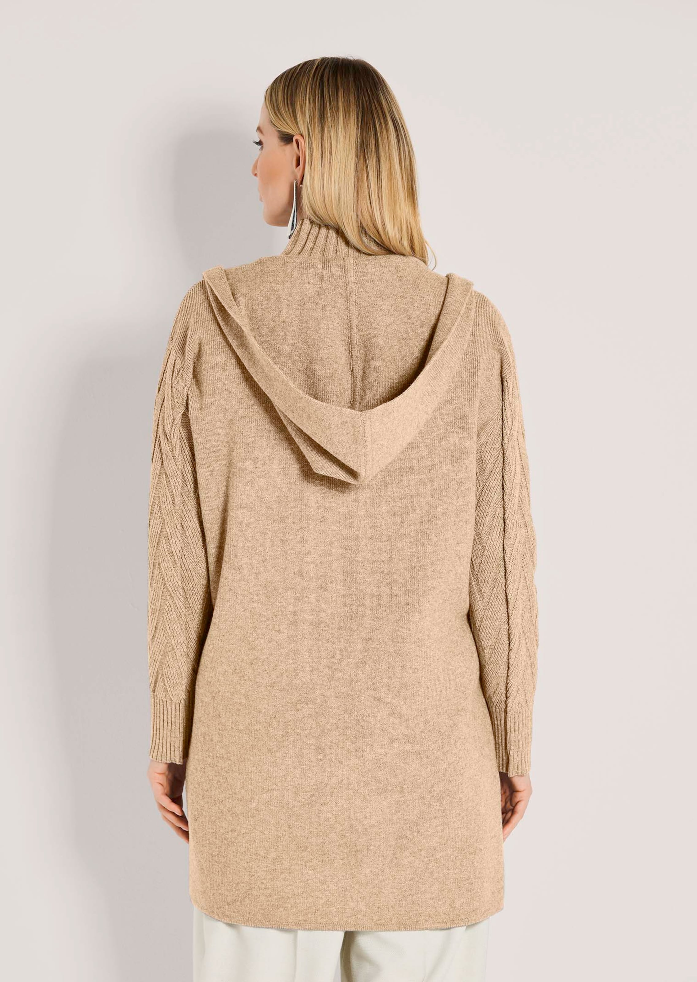 Strickjacke Häckel Jacke Damen Made Italy 36 38 40 42 Cardigan Mantel Pulli