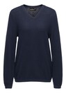 Ongecompliceerde pullover met een V-hals thumbnail 2